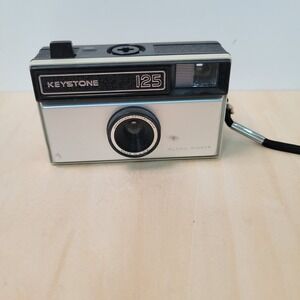 Vintage Keystone 125 35mm Film‎ Camera Multiplan Optical Lens Flash Sweep works